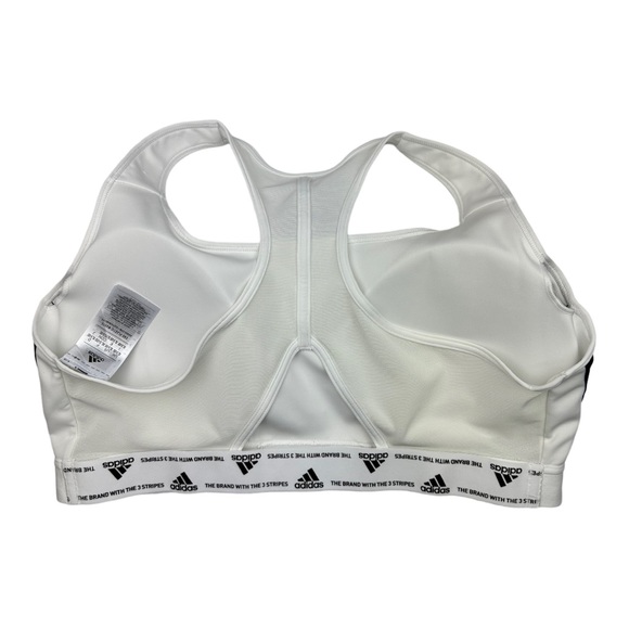 Adidas Performance Padded Sports Bra White Size XL - Picture 4 of 9